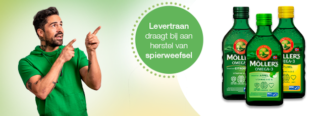 Levertraan kan bijdragen aan het herstel van spierweefsel