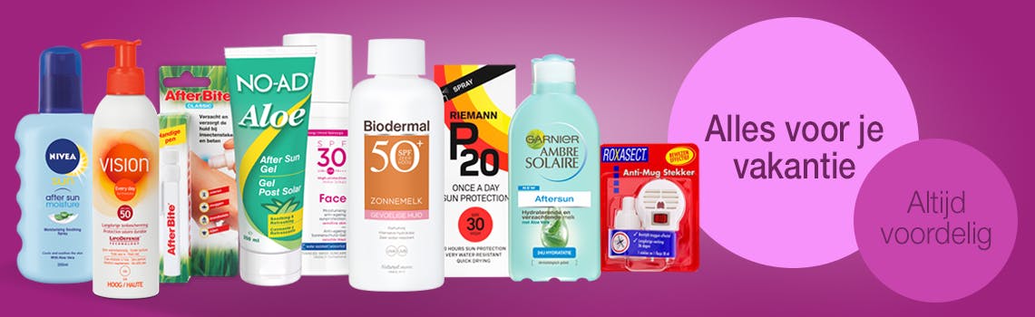 Alles voor je vakantie, Altijd voordelig.