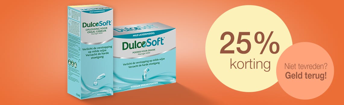 DulcoSoft, verlicht verstopping op milde wijze 