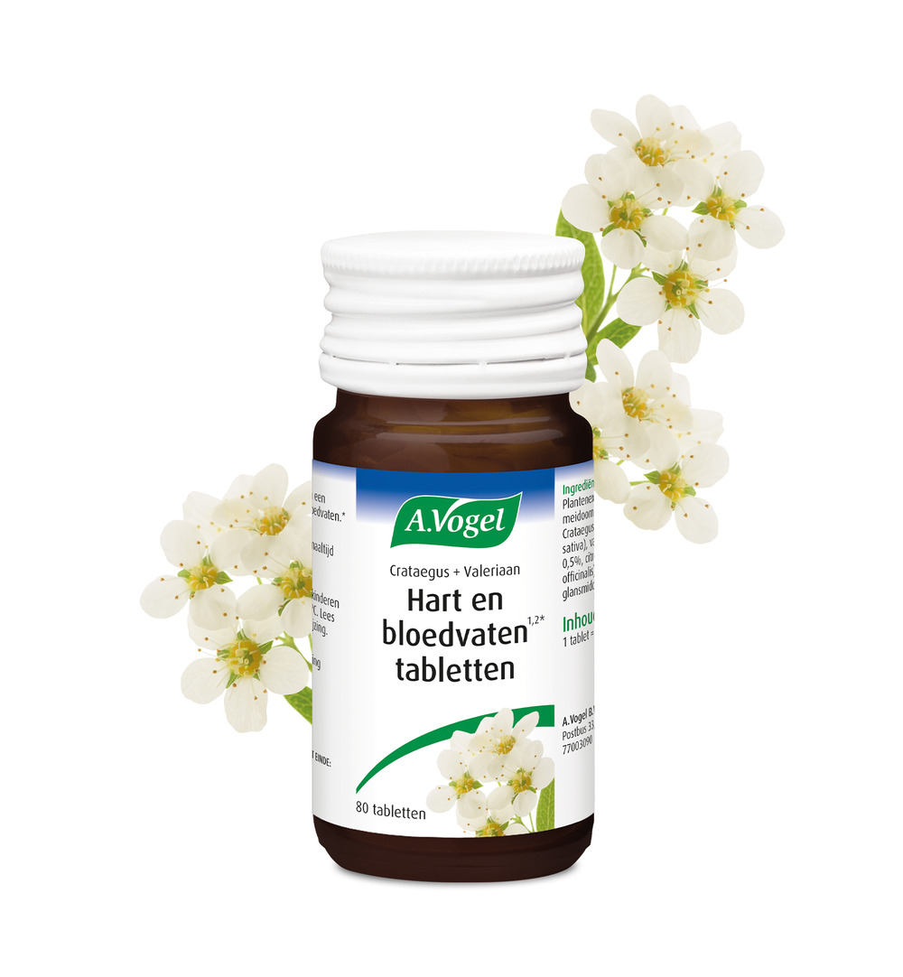A.Vogel Crataegus + valeriaan (80 tabletten)