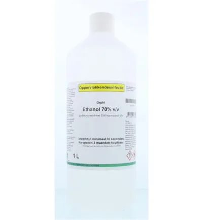 Orphi Alcohol Ethanol 70% Gedenatureerd 10% (1000 ml)