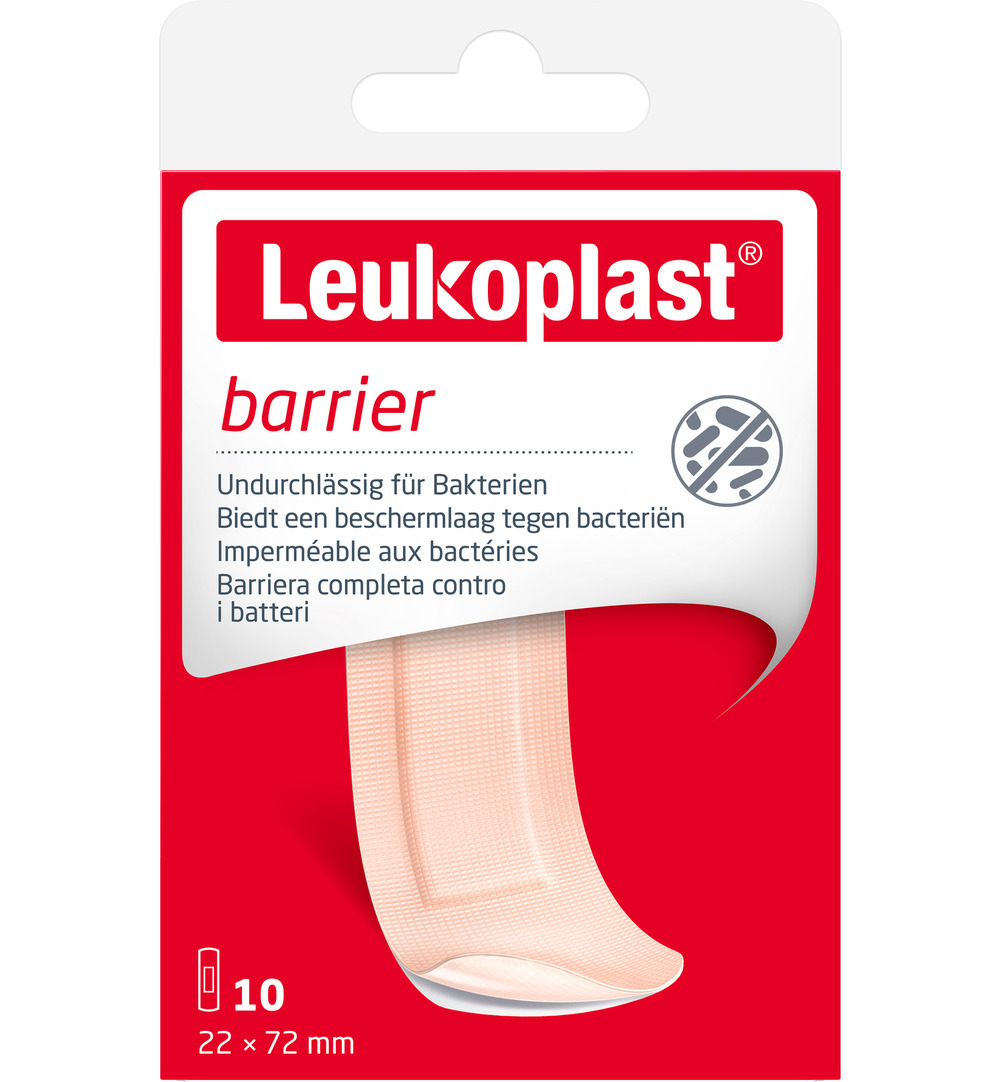 Leukoplast Barrier 22 X 72Mm (10 stuks)