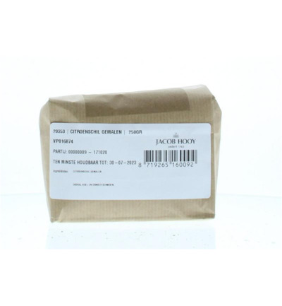 Jacob Hooy Citroenschil gemalen (250 gr)