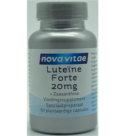 Nova Vitae Luteine forte 20 mg + zeaxanthine (60 vega capsules)