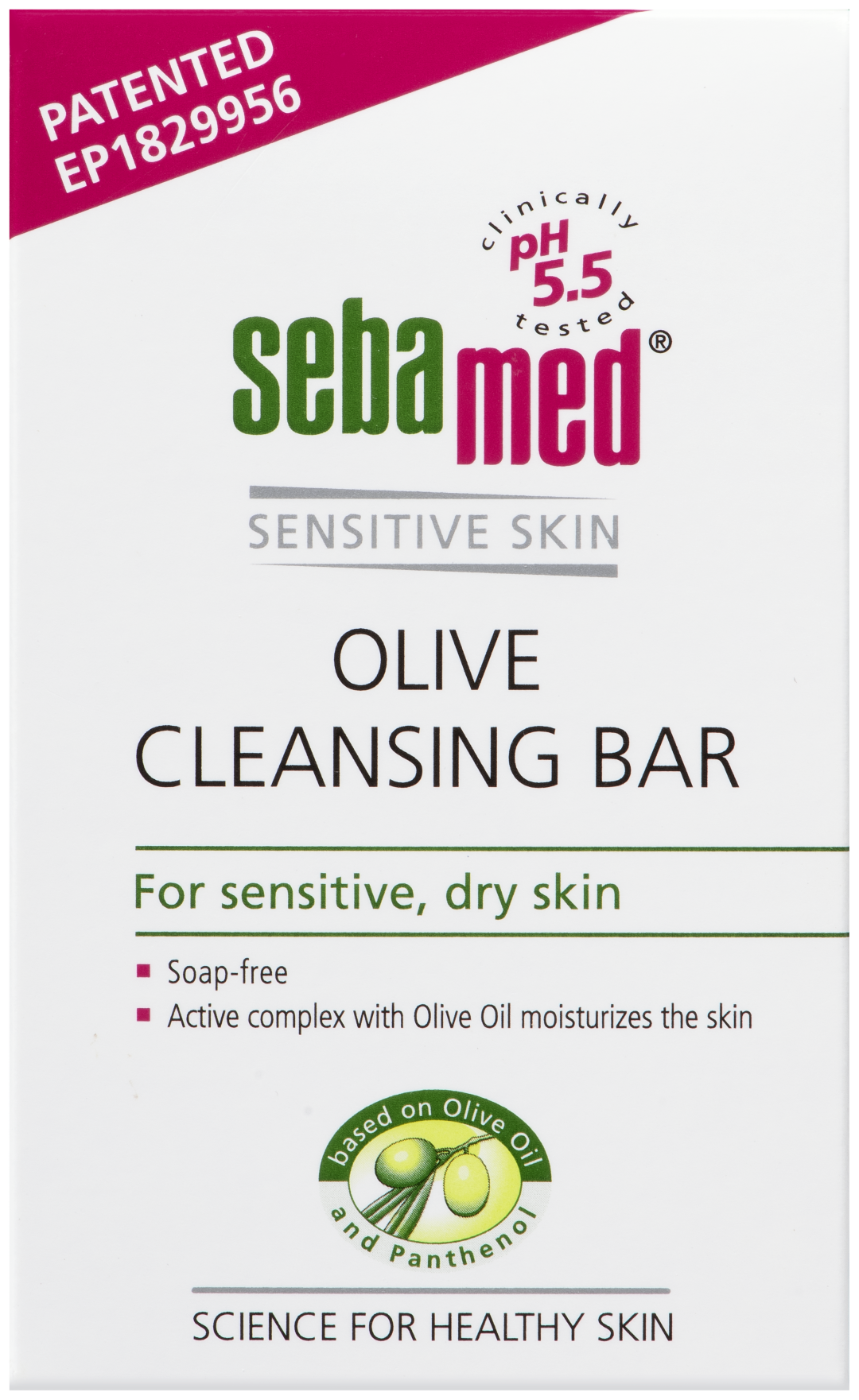 Sebamed Zeepvrije wastablet olijf (150 gr)