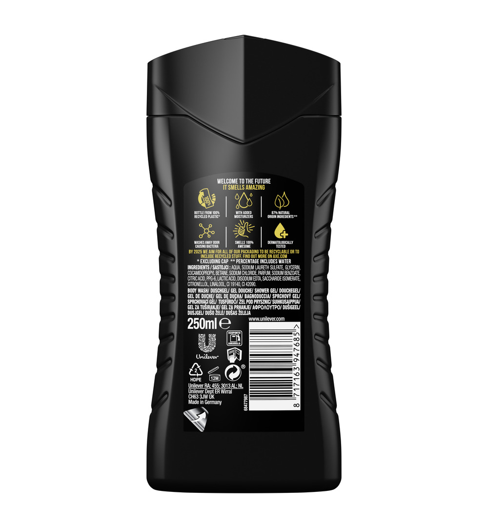 Axe Showergel fresh bergamot (250 ml) - image 2