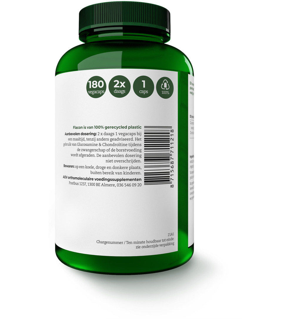 Aov 1121 Glucosamine & Chondroitine (180 vega capsules)