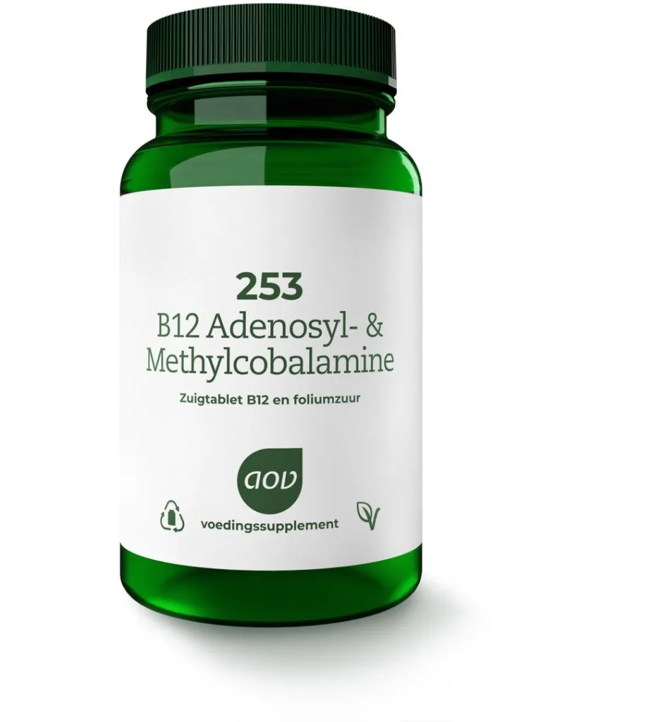 AOV 253 B12 Adenosyl & methylcobalamine (60 zuigtabletten)