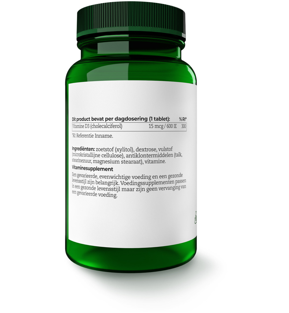 AOV 405 Vitamine D3 15mcg (180 tabletten)