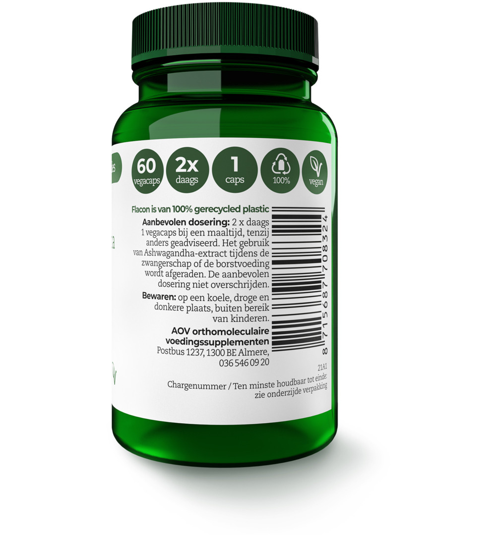 Aov 832 Ashwagandha 300Mg (60 vega capsules)