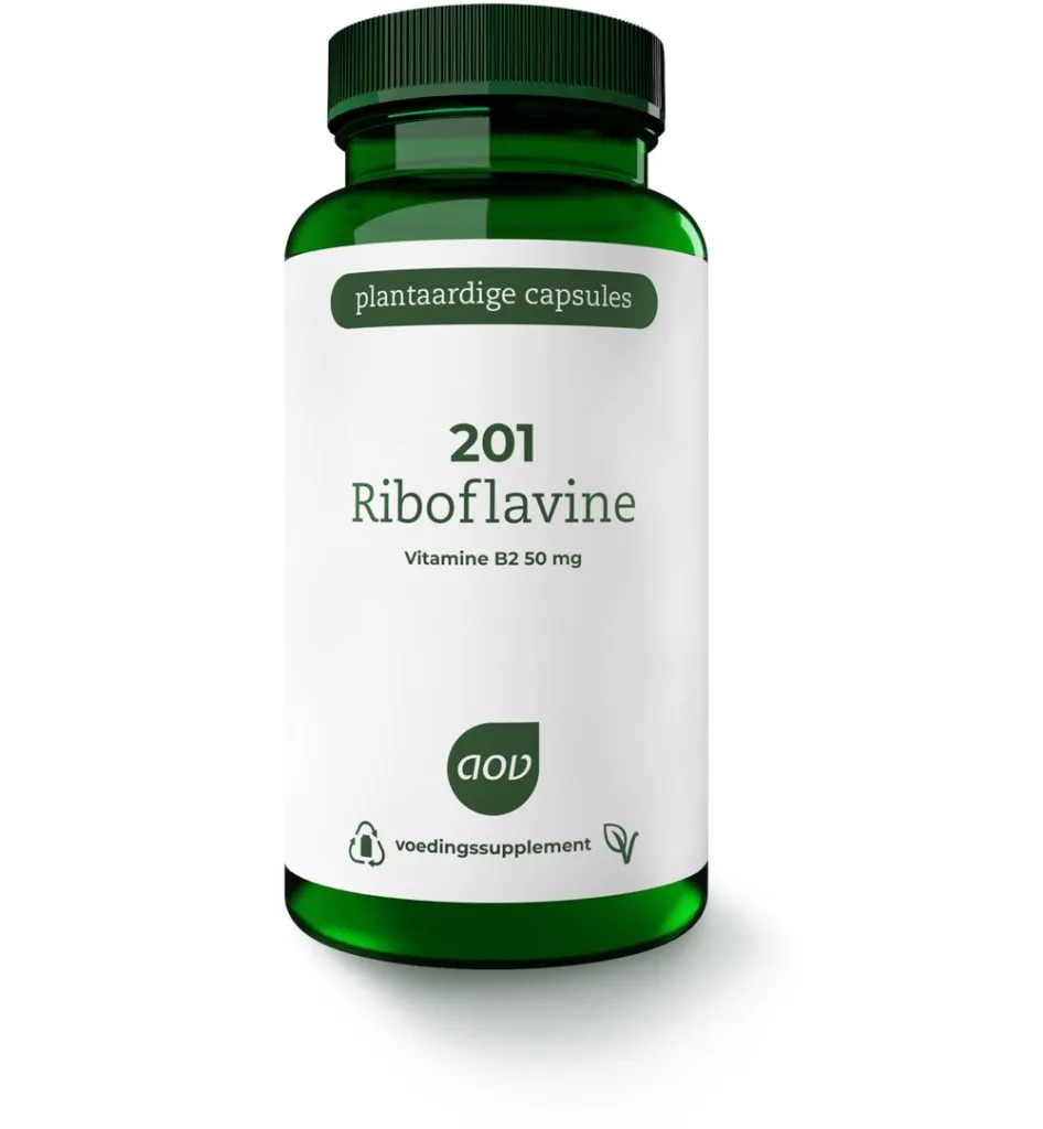 AOV 201 Riboflavine 50mg (100 vega capsules)