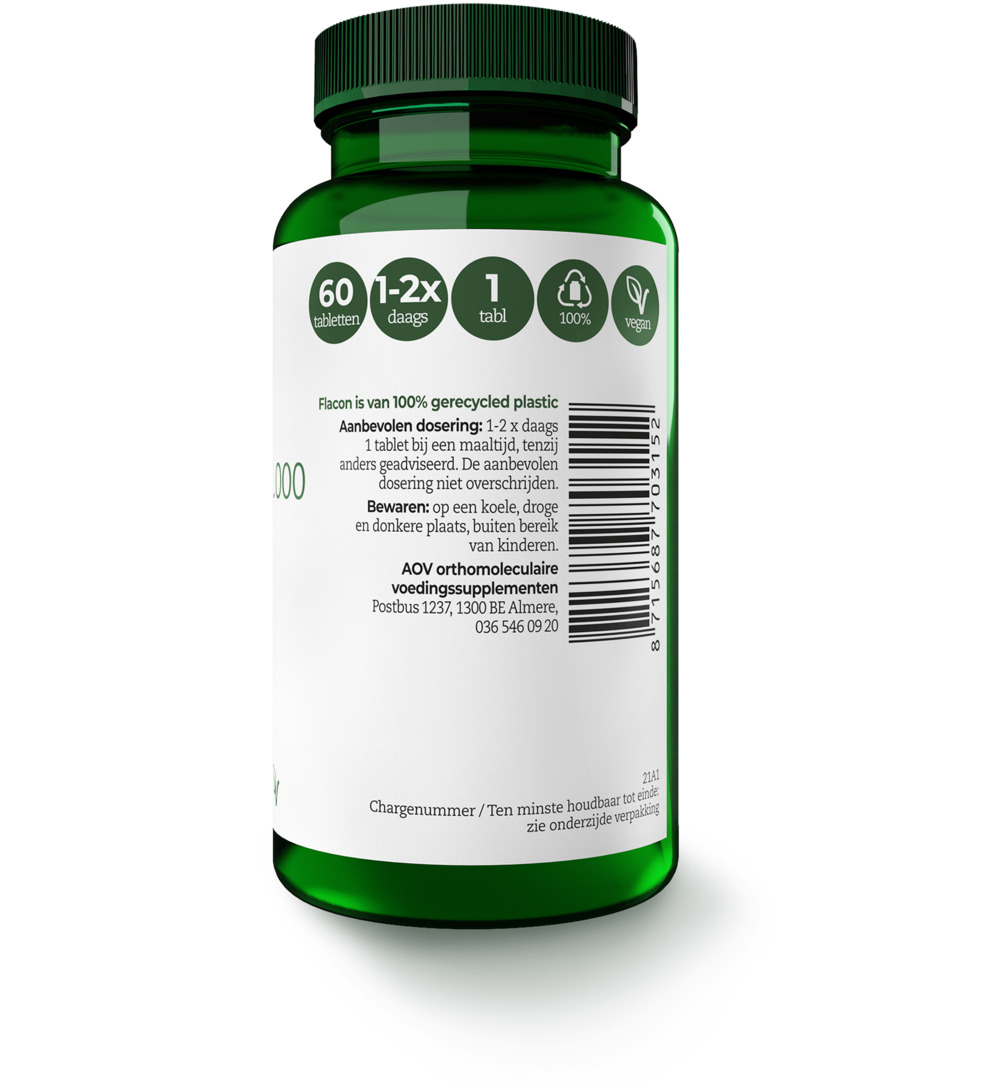 AOV 315 Vitamine C 1000mg (60 tabletten) - image 2
