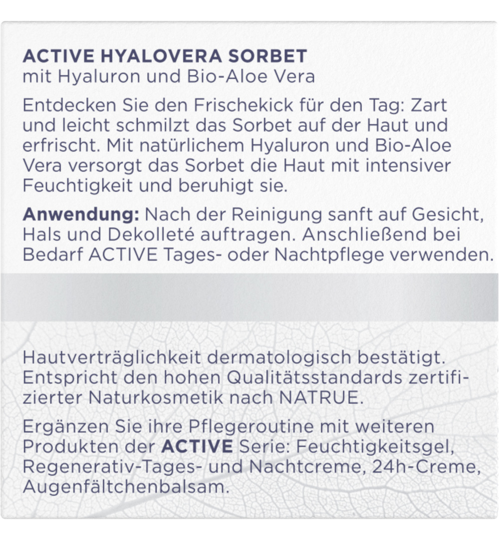 Heliotrop Active Hyalovera Sorbet (50 ml) - image 3