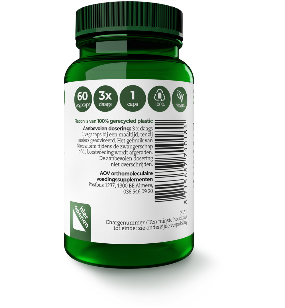 AOV 1018 Stressnorm (60 vega capsules)