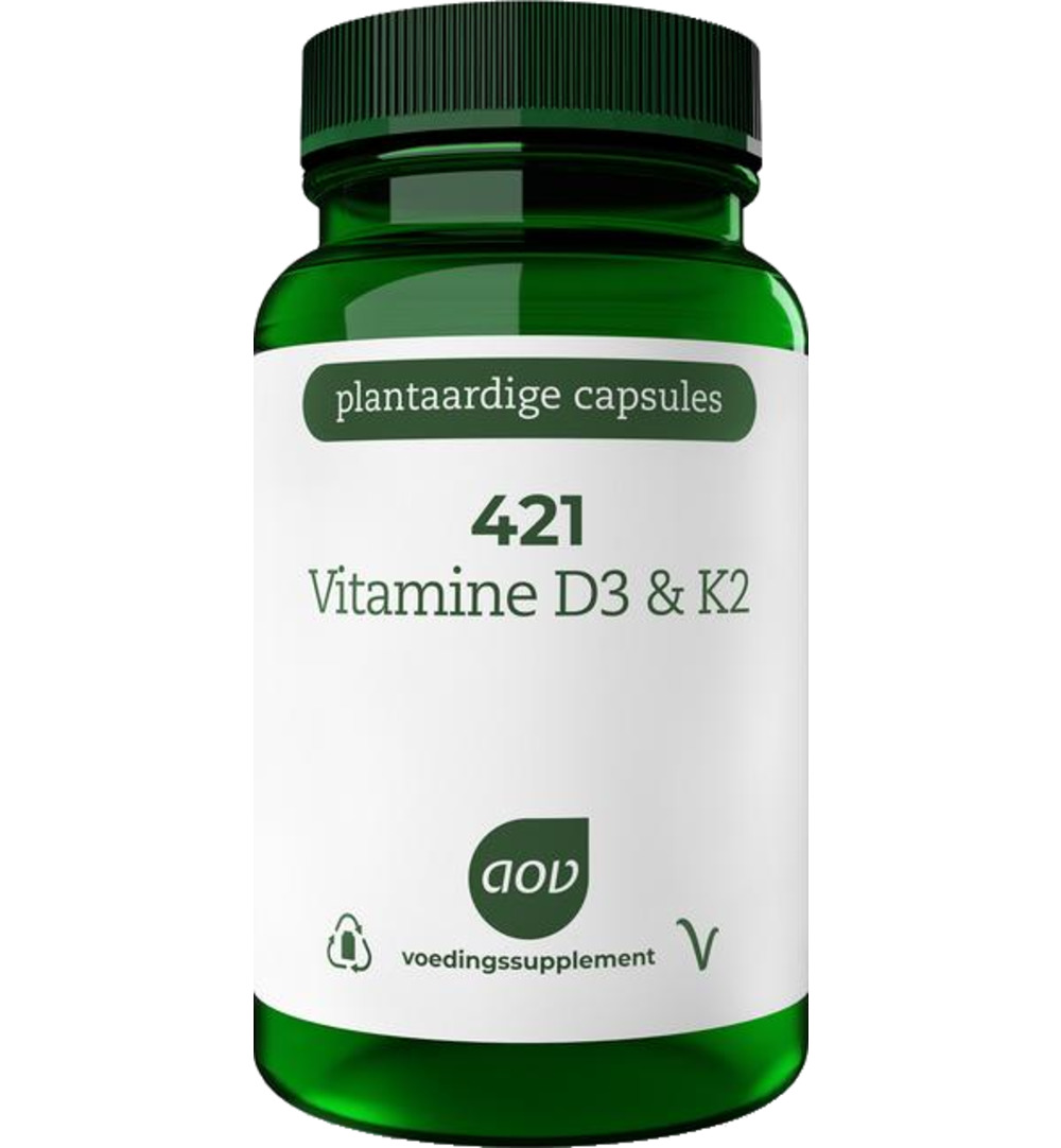 AOV 421 Vitamine D3 & K2 (60 vega capsules)