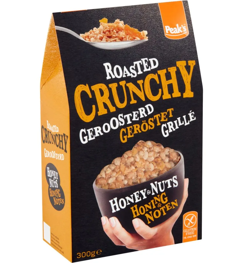 Peaksgranola Crunchy Honey & Nuts Glutenvrij (300 gr)