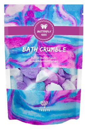 Treets Bath crumble butterfly kiss (160 gr)