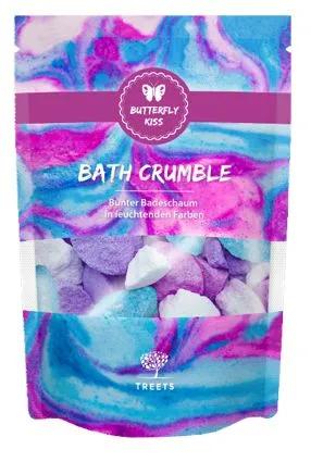 Treets Bath crumble butterfly kiss (160 gr)
