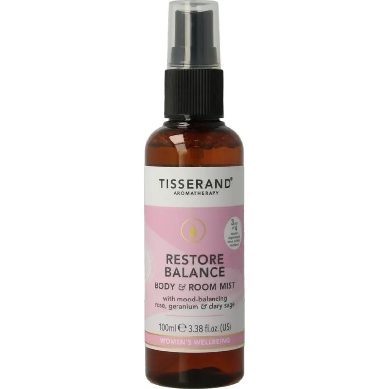 Tisserand Restore balance body en room m ist (100 ml)