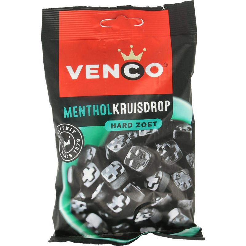Venco Menthol kruisdrop (120 gr)