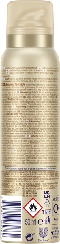 Dove Zelfbruinende Bodymouse Summer Revived L-M (150 ml)