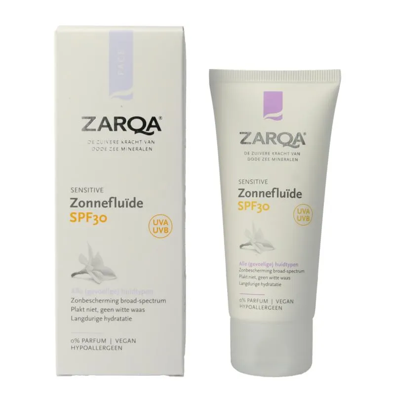 Zarqa Zonnefluide SPF30 Sensitive (50 ml)