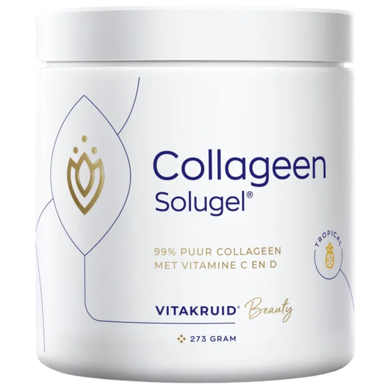 Vitakruid Collageen Solugel® Poeder met Vitamine C & D - Tropical (250 gr)
