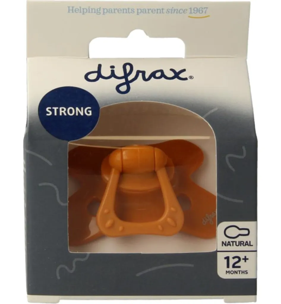 Difrax Fopspeen natural 12+ maanden uni (1 stuk)