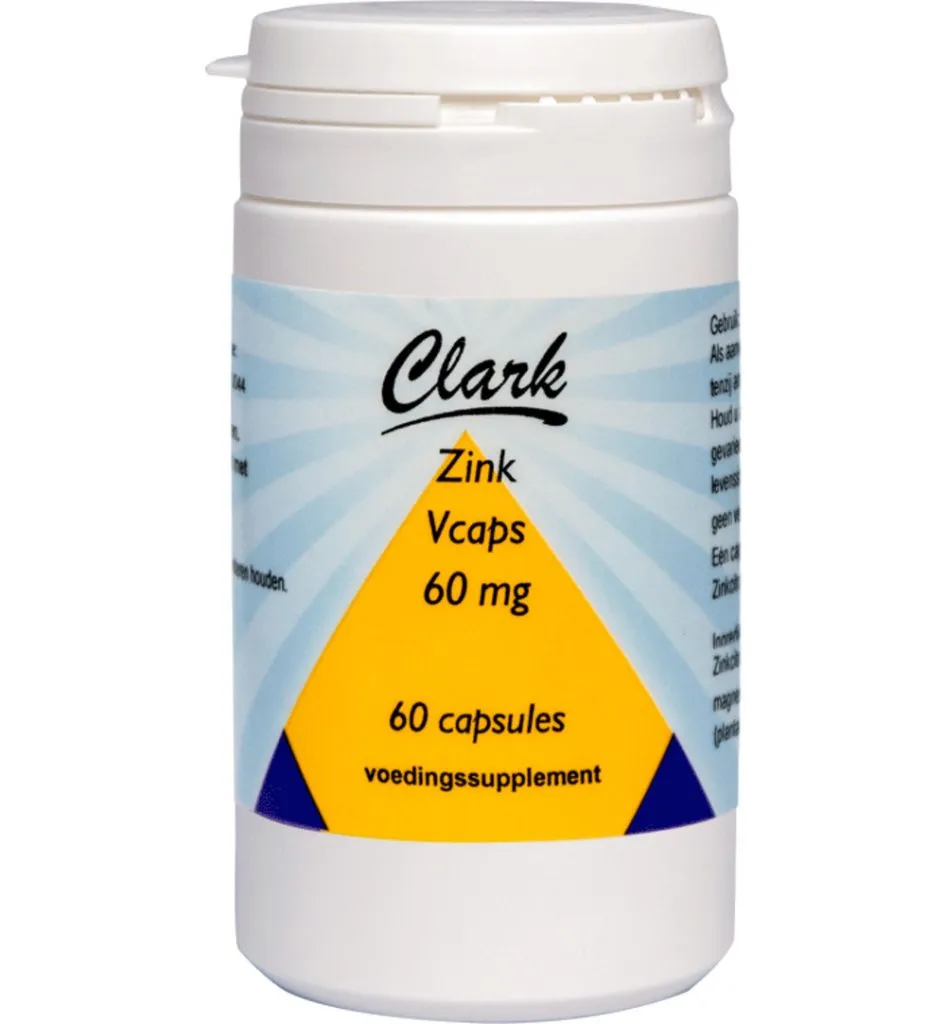 Clark Zink 60mg (60 vega capsules)