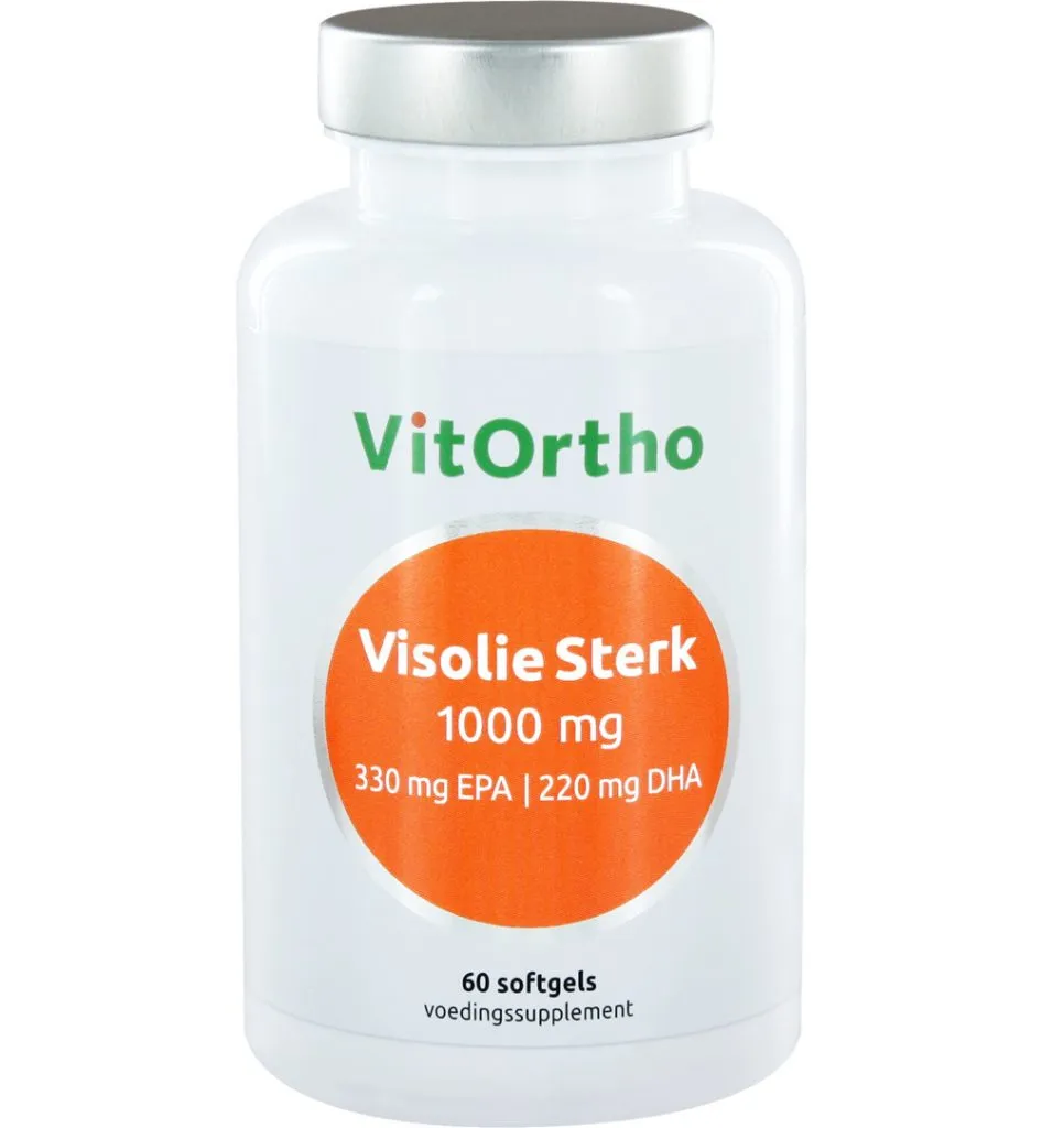 Vitortho Visolie Sterk 1000 Mg 330 Mg Epa 220 Mg Dha (60 Softgels)