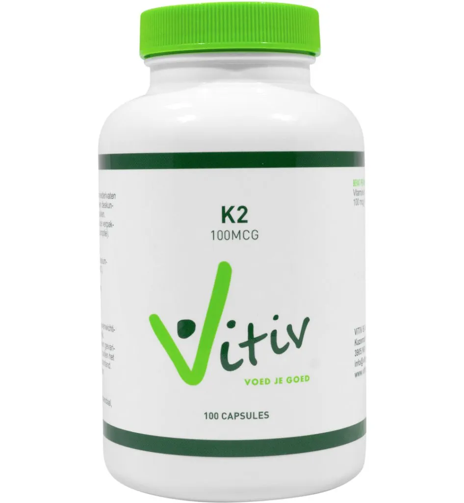Vitiv Vitamine K2 100mcg (100 capsules)