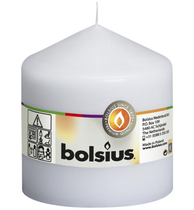 Bolsius Stompkaars 100/98 Wit (1 stuk)