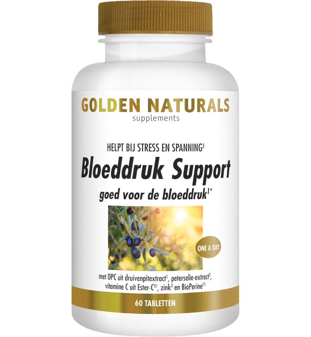 Golden Naturals Bloeddruk Support (60 tabletten)