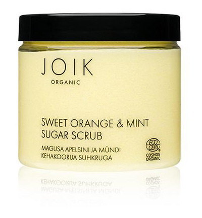 Joik Sweet orange & mint sugar scrub vegan (210 gr)