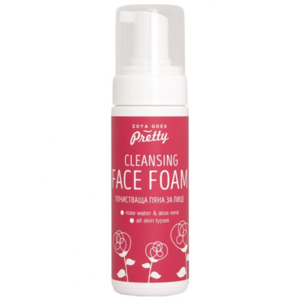 Zoya Goes Pretty Cleansing face foam rose & aloe vera (50 ml)