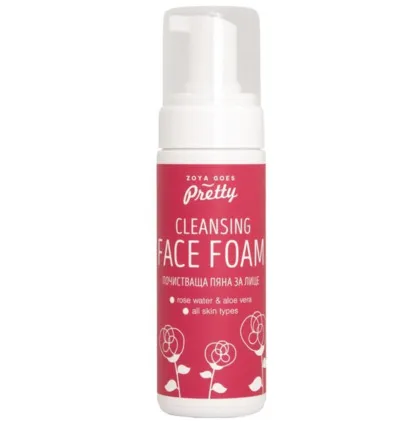Zoya Goes Pretty Cleansing face foam rose & aloe vera (50 ml)