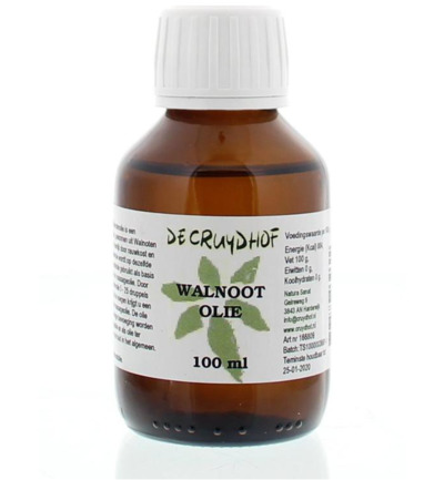 De Cruydhof Walnootolie (100 ml)