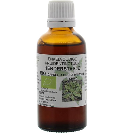 De Cruydhof Capsella burs p / herderstasje tinctuur bio (50 ml)