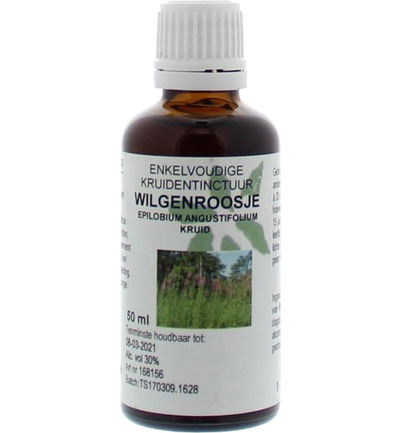 De Cruydhof Epilobium angustifolium / wilgenroosje tinctuur (50 ml)