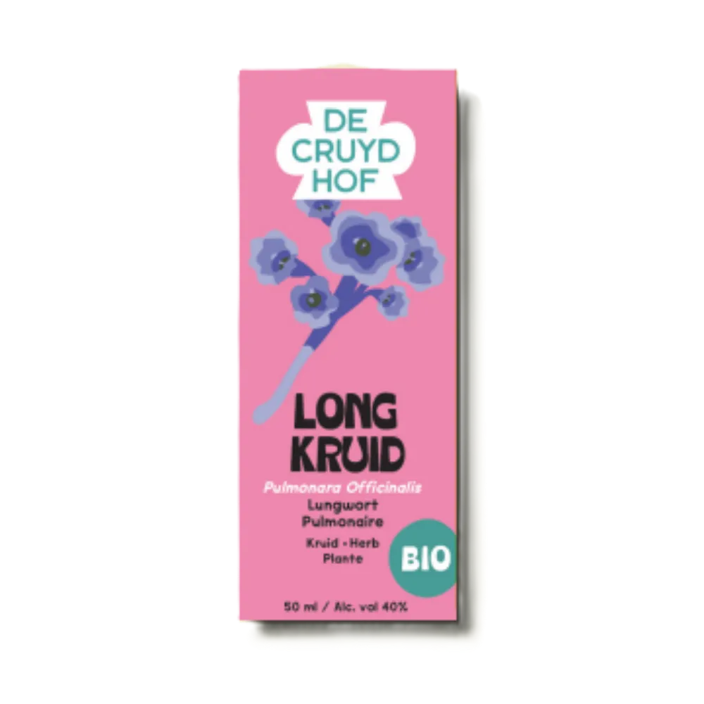 De Cruydhof Pulmonaria off herb / longkruid tinctuur bio (50 ml)