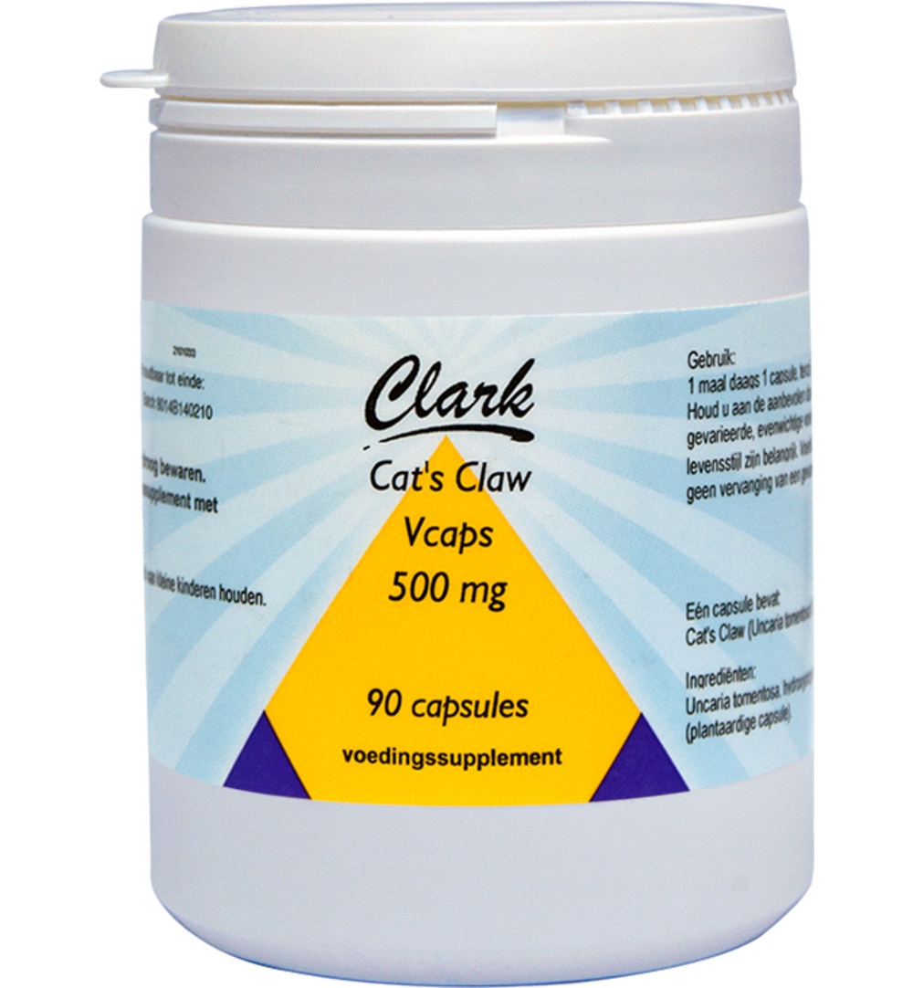 Clark Cats claw 500mg (90 vega capsules)