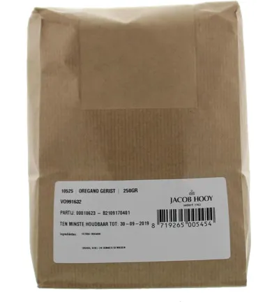 Jacob Hooy Oregano gerist (250 gr)
