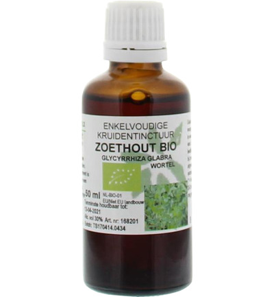 De Cruydhof Glycyrrhiza glabra radix / zoethout tinctuur bio (50 ml)