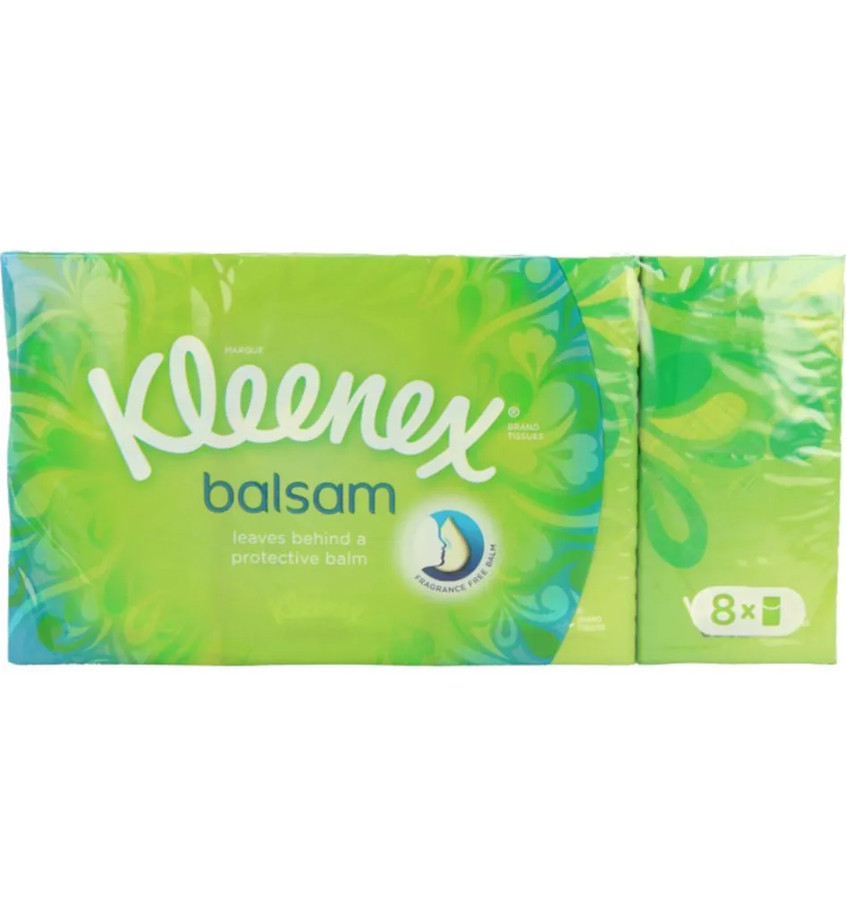 Kleenex Balsam zakdoekjes (8 x 9 stuks)