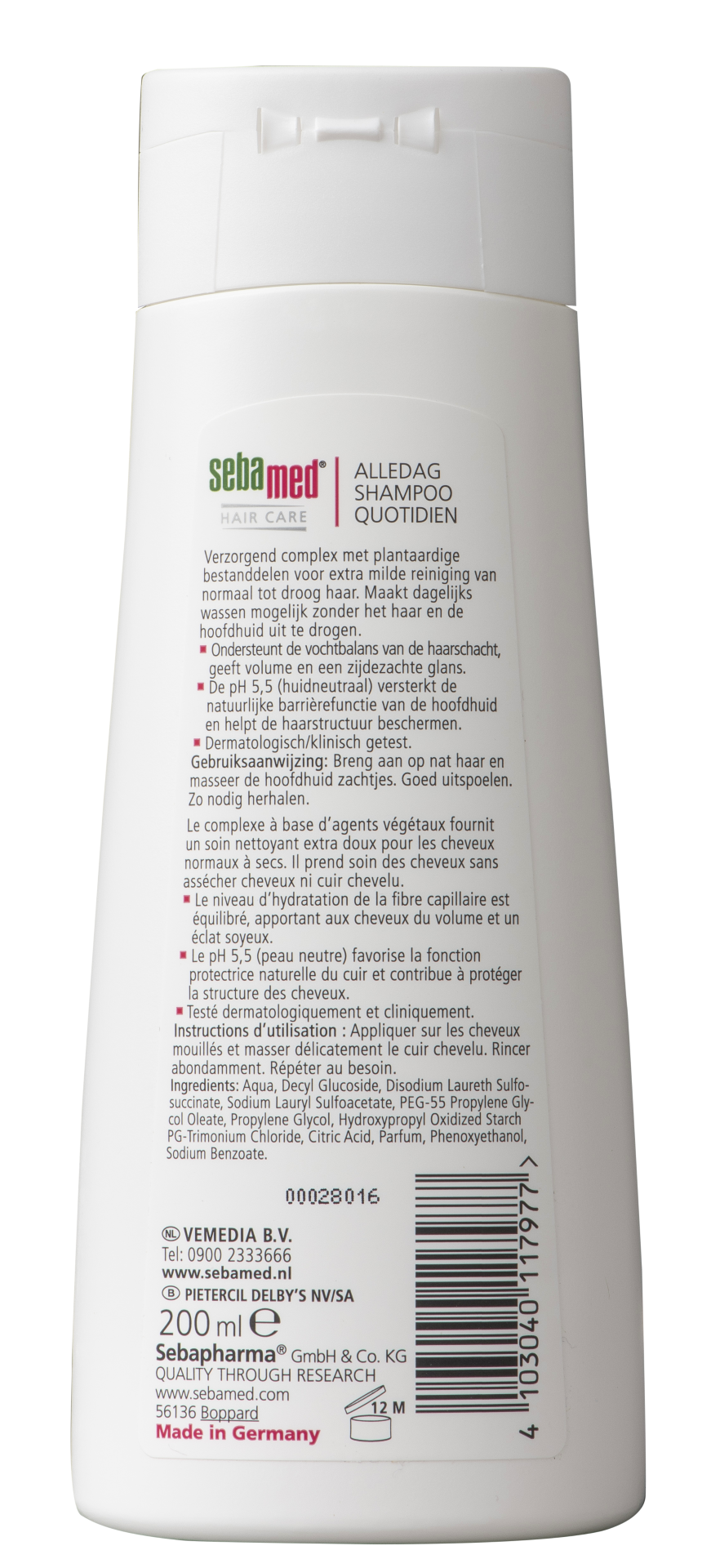 Sebamed Iedere dag shampoo (200 ml) - image 4