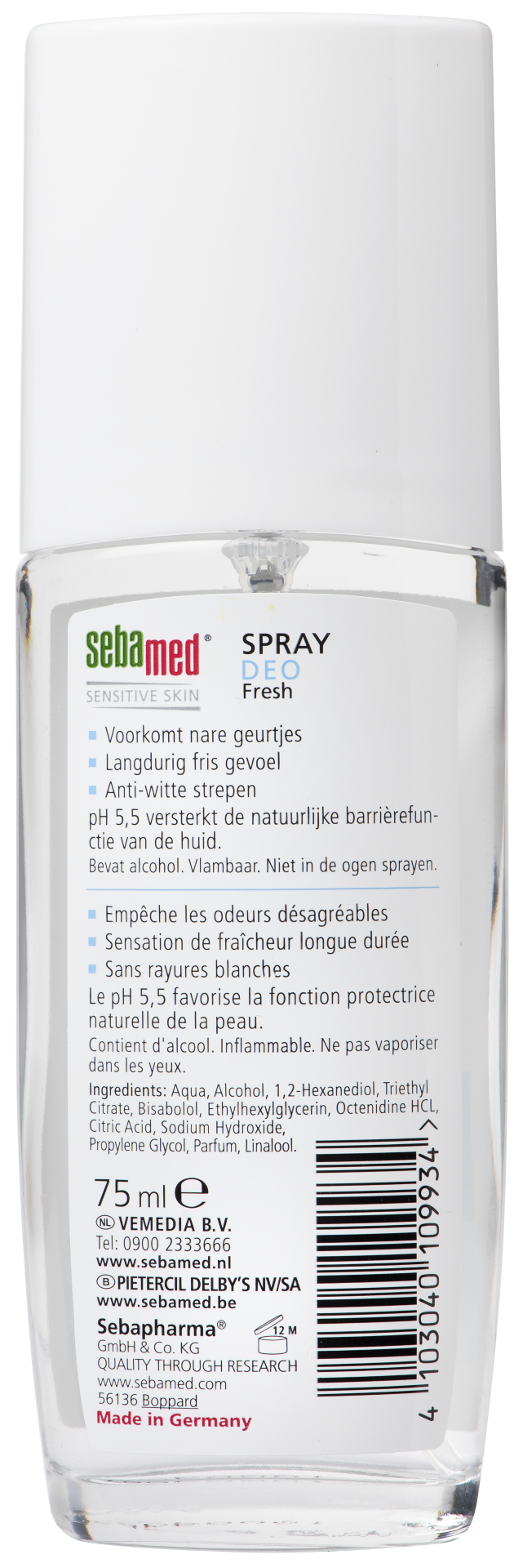 Sebamed Deodorant spray fresh (75 ml) - image 4