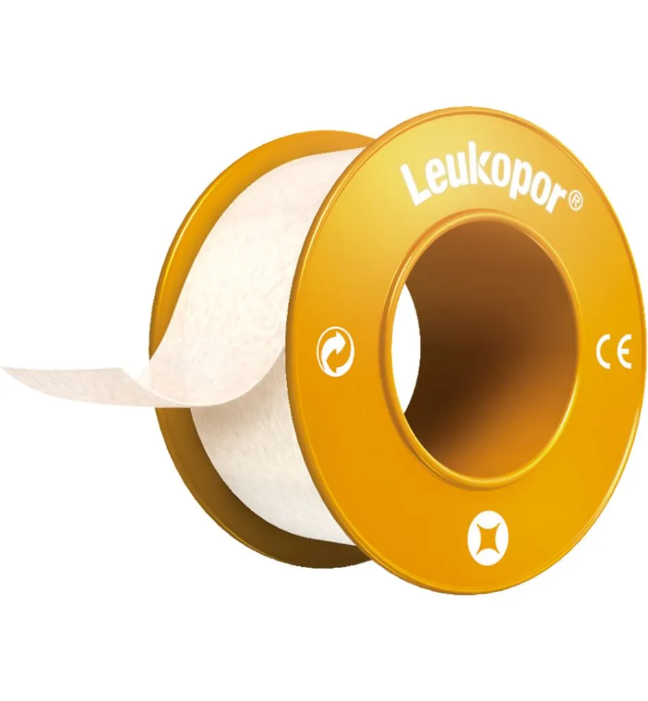 Leukopor Hechtpleister 5m x 2.50 cm (1 stuk)