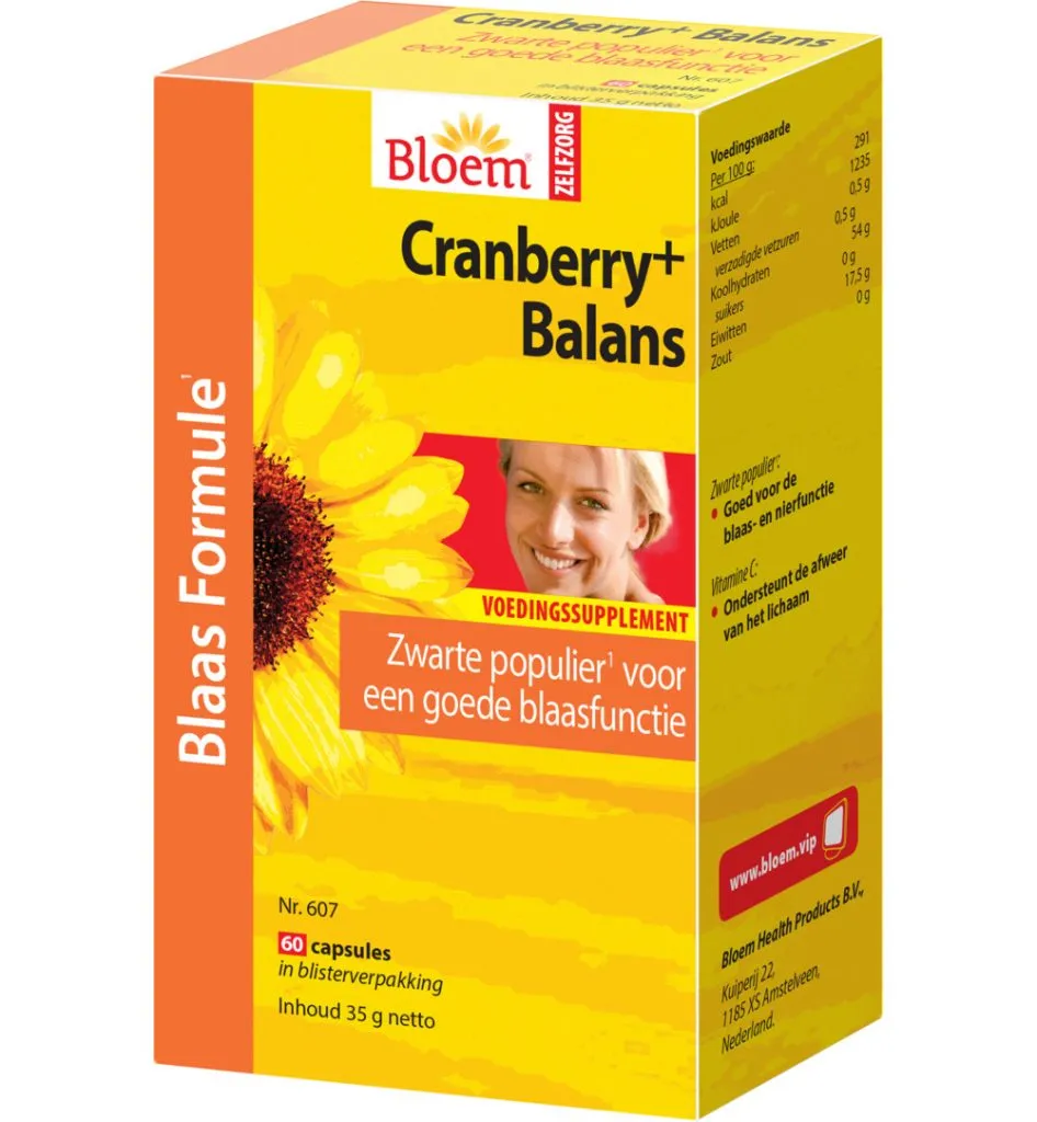 Bloem Cranberry+ Balans (60 capsules)