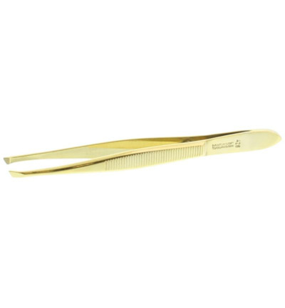 Malteser Pincet 9 Cm 428/35/9 Verguld (1 stuk)