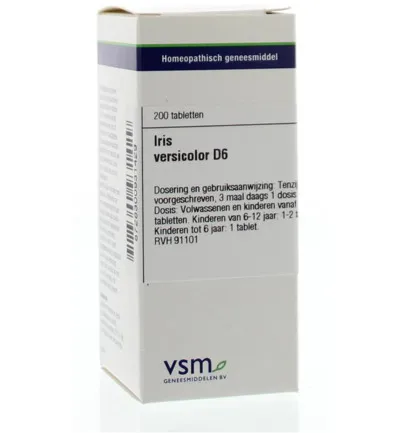 VSM Iris versicolor D6 (200 tabletten)